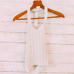 Knitted halter top